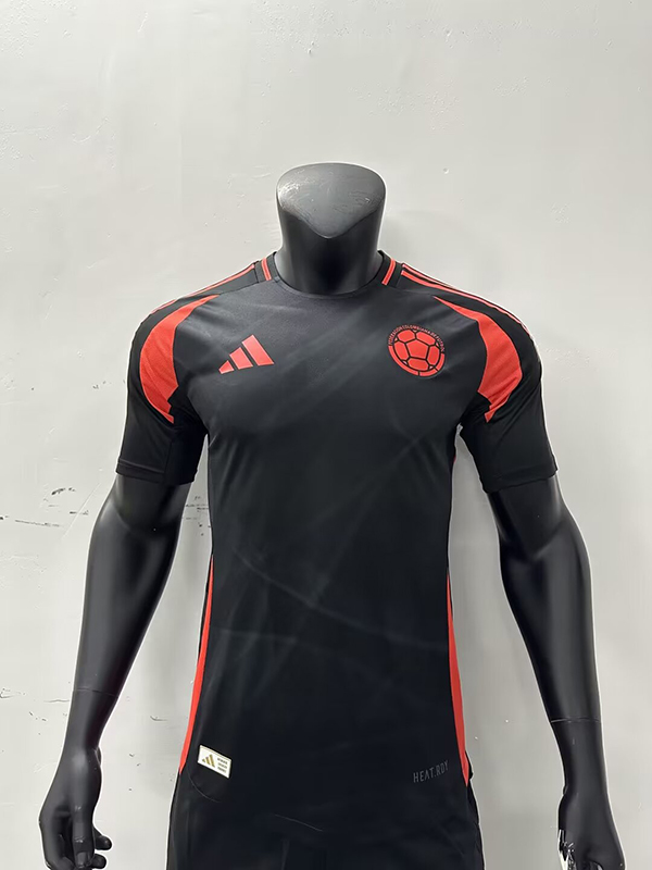 AAA Quality Colombia 2024 Away Black Soccer Jersey(Player)